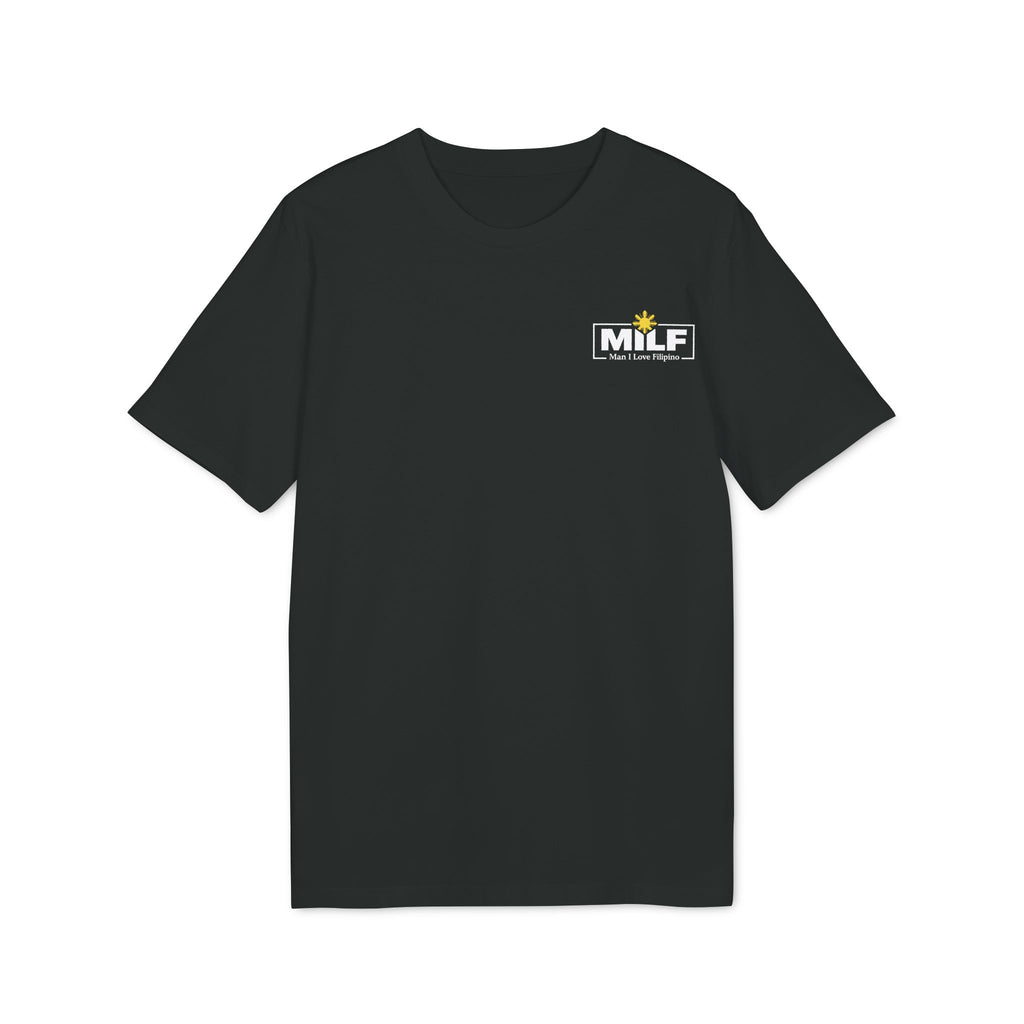 Sharonian Streetwear T-Shirt — MILF (Man I Love Filipino) White & Black
