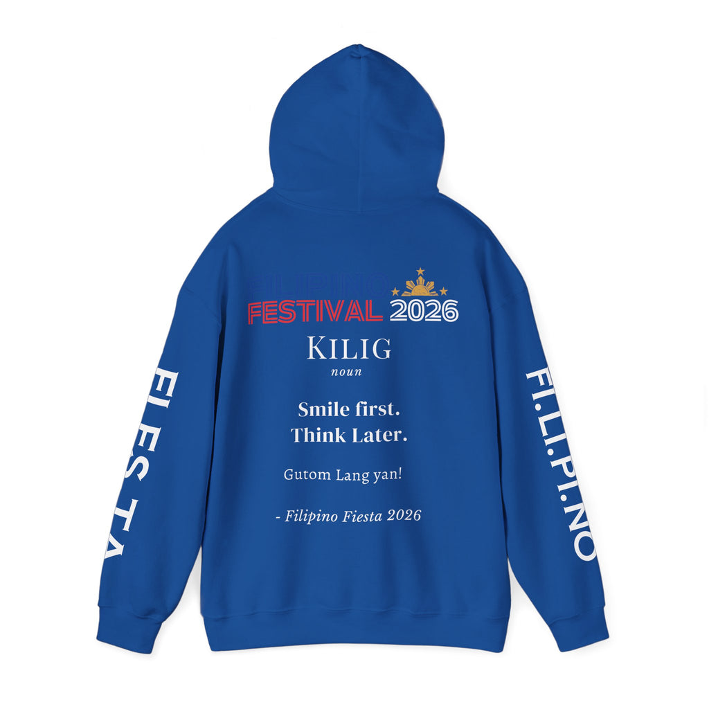 Filipino Festival Hoodie — Minimal Dictionary-Style Design