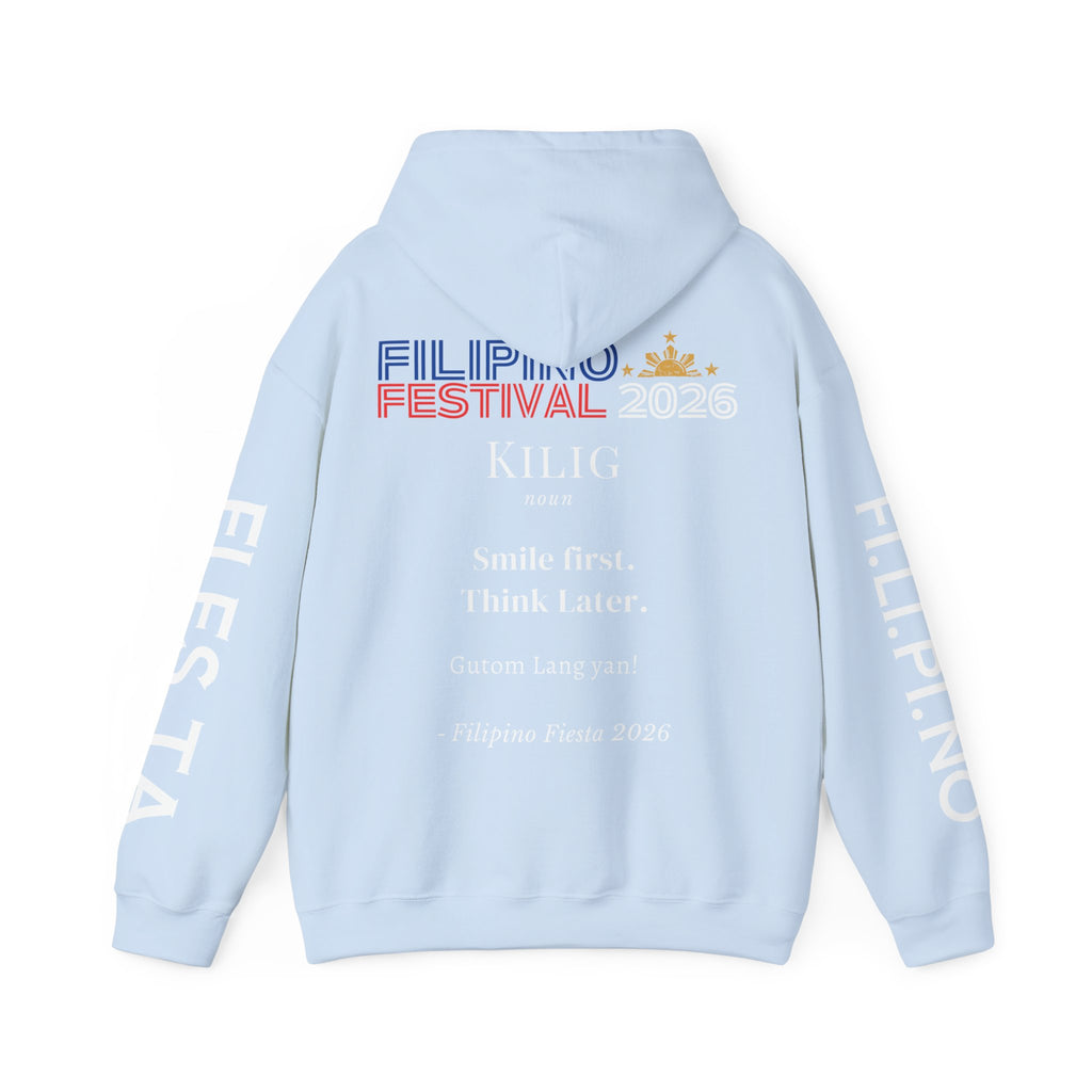 Filipino Festival Hoodie — Minimal Dictionary-Style Design