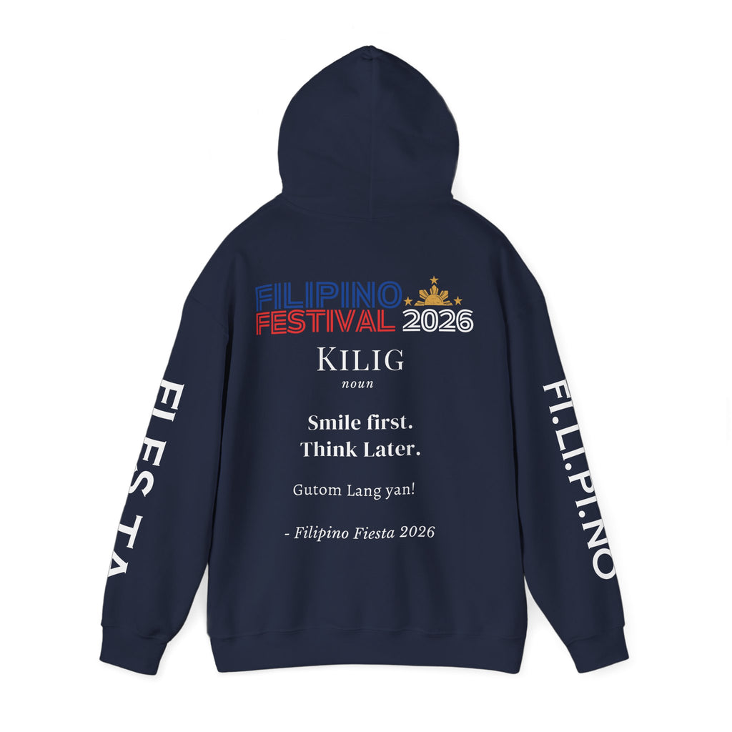 Filipino Festival Hoodie — Minimal Dictionary-Style Design