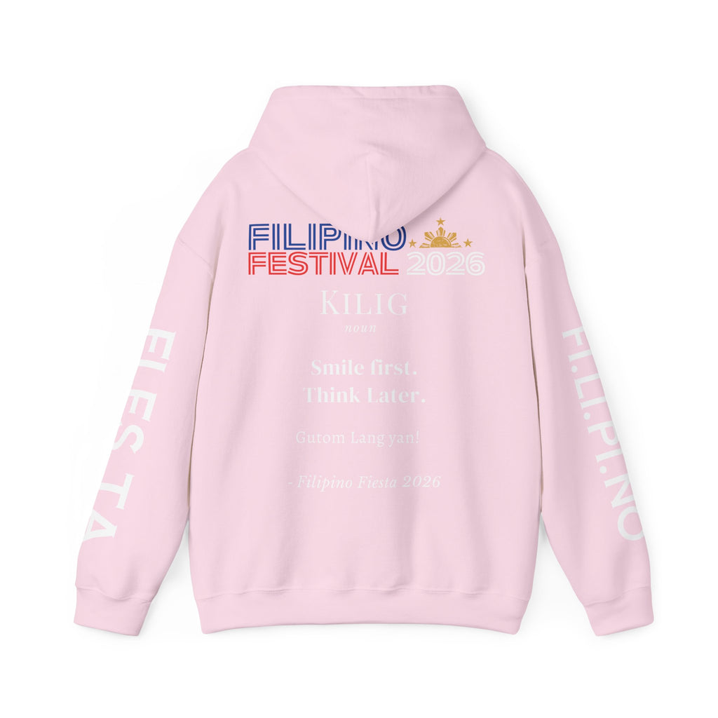 Filipino Festival Hoodie — Minimal Dictionary-Style Design