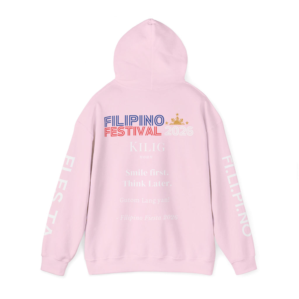 Filipino Festival Hoodie — Minimal Dictionary-Style Design