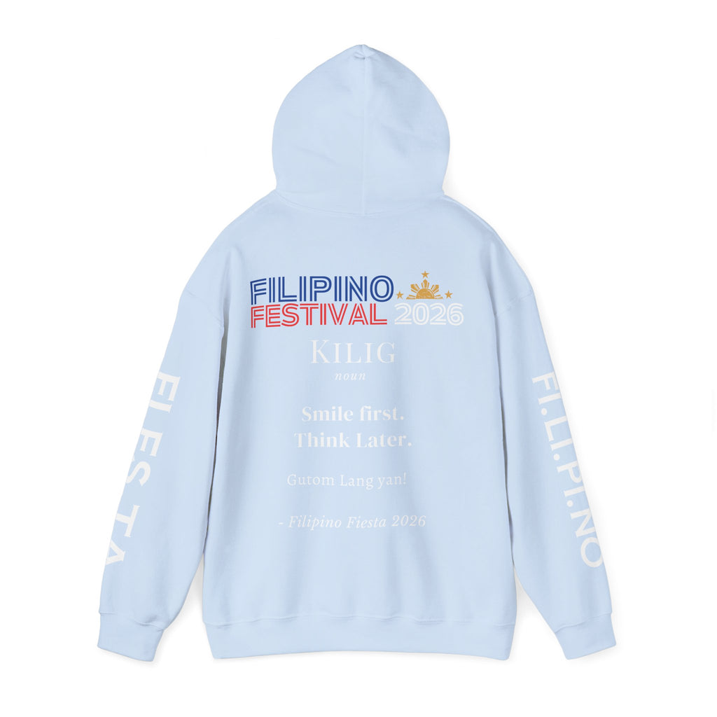 Filipino Festival Hoodie — Minimal Dictionary-Style Design