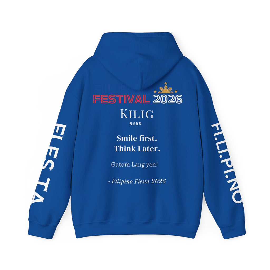 Filipino Festival Hoodie — Minimal Dictionary-Style Design